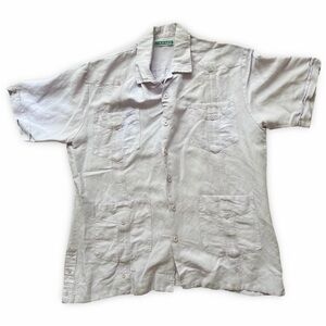 Cubavera Light Purple Short Sleeve Button Down Shirt